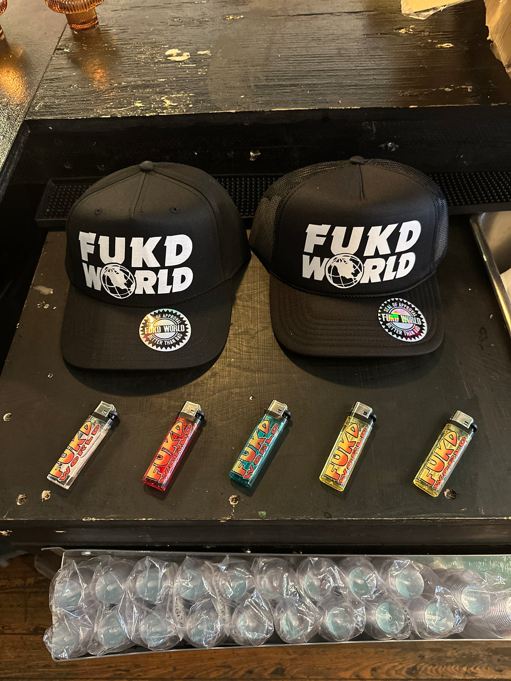 "WAYNES" FUKD WORLD HAT