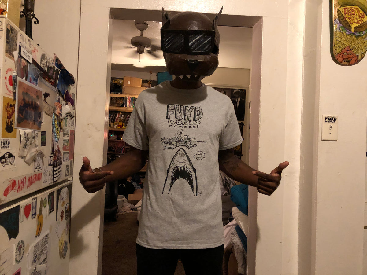 JAWS VS. MANGEY TEE SHIRT